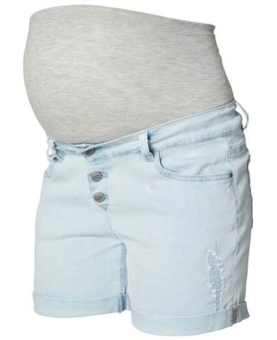 Mama-licious zwangerschaps denim short Ali