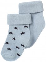 Noppies Sokken (2 paar) Napoli - Grey Blue - Babykleding