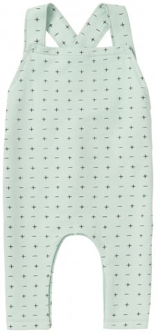 Noppies Tuinbroek Greenburgh - Grey Mint - Babykleding