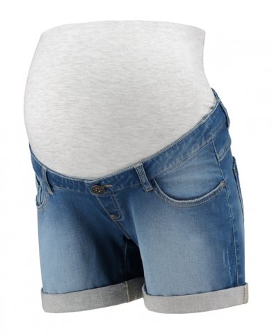 Prenatal zwangerschapsshort denim