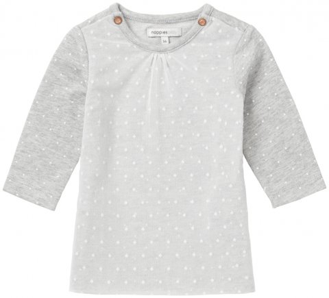 Noppies Jurk Duarte - Light Grey Melange - Babykleding