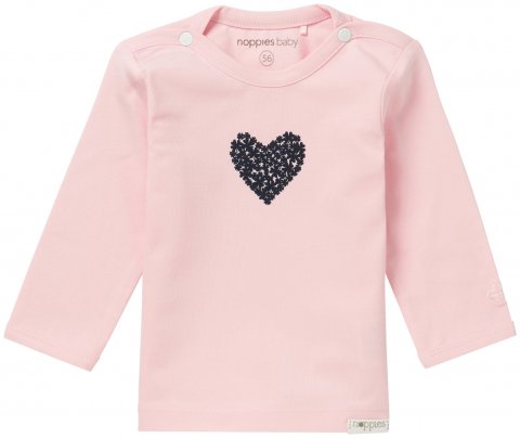 Noppies Longsleeve Natick - Light Rose - Babykleding