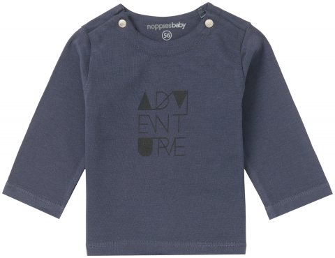 Noppies Longsleeve Goulds - True Navy - Babykleding