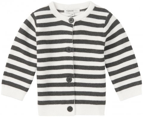 Noppies Vest Godfrey - Charcoal melange - Babykleding
