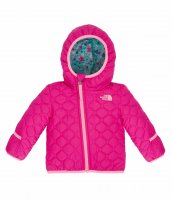 The North Face omkeerbare Sneeuw jas voor baby en peuter Infant Perrito Luminous Pink